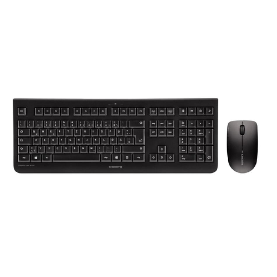 CHERRY DW 3000 teclado RF inalámbrico Español Ratón incluido Negro