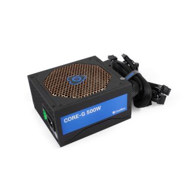 Fuente de Alimentación CoolBox GM-500G | ATX | 500 W | 140 mm | 80 Plus Gold | Negro