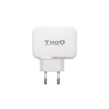 TooQ Cargador de Pared doble puerto USB-C + USB A, 27W