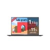 Portátil LG Gram 16Z95P-G.AA78B i7-1195G7 40,6 cm (16") WQXGA 16 GB LPDDR4x-SDRAM 512 GB SSD