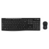 LOGITECH COMBO MK270 | TECLADO Y RATÓN | WIRELESS USB | QWERTY | INGLÉS |NEGRO