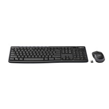 Logitech Wireless Combo MK270 teclado USB QWERTY Inglés Ratón incluido Negro