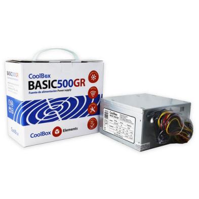Fuente de Alimentación CoolBox Basic 500GR | 300W | ATX | 120 mm | Metálico