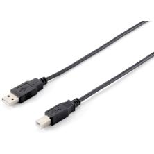 Equip 128861 cable USB 3 m USB 2.0 USB A USB B Negro