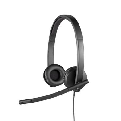 Logitech H570e Auriculares Alámbrico Diadema Oficina/Centro de llamadas USB tipo A Negro