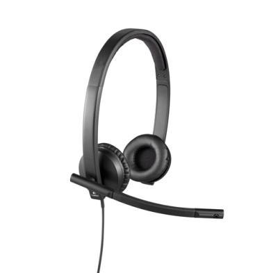 Logitech H570e Auriculares Alámbrico Diadema Oficina/Centro de llamadas USB tipo A Negro