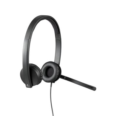 Logitech H570e Auriculares Alámbrico Diadema Oficina/Centro de llamadas USB tipo A Negro
