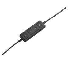 Logitech H570e Auriculares Alámbrico Diadema Oficina/Centro de llamadas USB tipo A Negro
