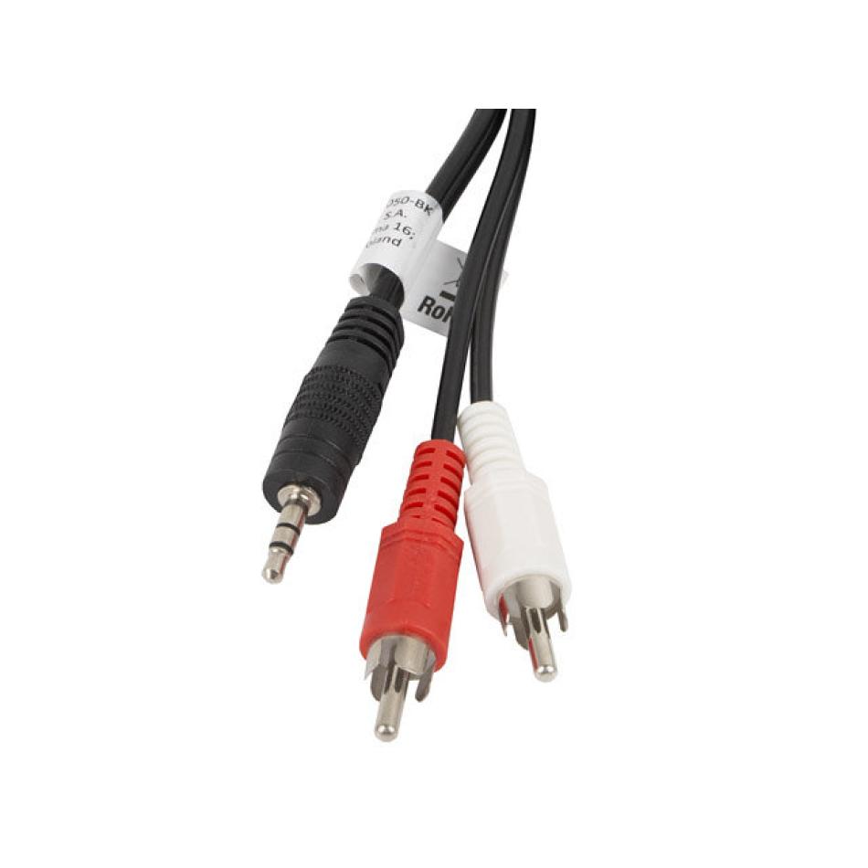 Cable estereo lanberg mini jack 3.5mm - 2x rca macho 5m