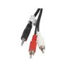 Cable estereo lanberg mini jack 3.5mm - 2x rca macho 5m