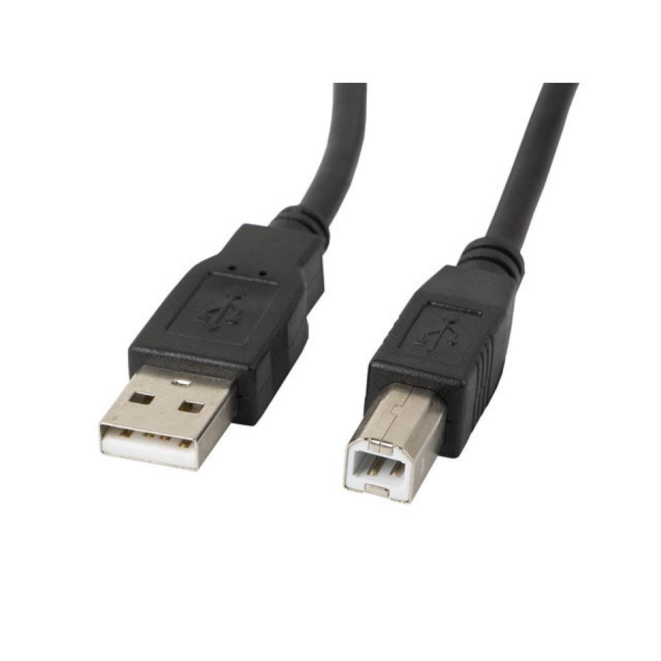 Cable lanberg impresora usb macho a usb macho negro 5 m