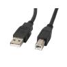 Cable Impresora Lanberg | USB A-USB B | Negro | 5 M