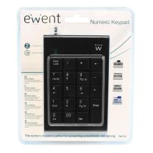 Ewent EW3102 teclado numérico PC/servidor USB Negro
