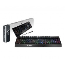 MSI VIGOR GK20 teclado USB QWERTY Español Negro
