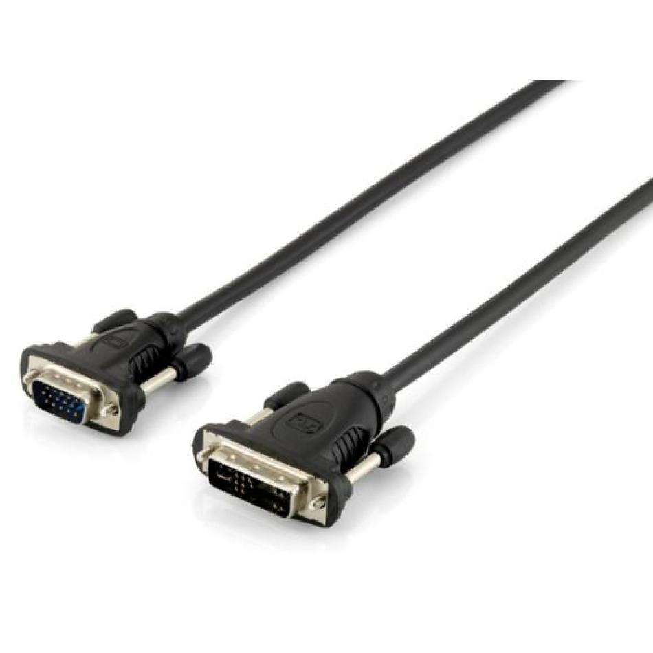 Equip 118943 adaptador de cable de vídeo 1,8 m DVI-A VGA (D-Sub) Negro