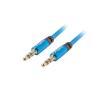 Cable Mini Jack Lanberg | 3.5 mm/M - 3.5 mm/M | 2 M | Azul