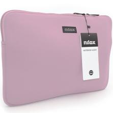 Funda nilox para portatil 15.6pulgadas rosa