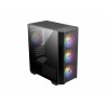 Caja PC Gaming MSI Mag Force M100R | Midi Tower | MicroATX | USB 3.2 | Negro
