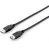 Cable USB Equip 128398 | USB A - USB A | 2 M | Negro