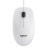 Ratón Logitech B100 Optical Usb Mouse f. Bus | Ambidextro | USB tipo A | Óptico | 800 DPI | Blanco