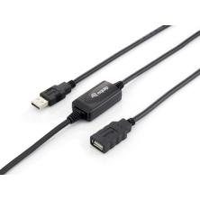 Equip 133310 cable USB 10 m USB 2.0 USB A Negro