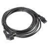 Cable de Alimentación Lanberg | Schuko CEE 7/7 - IEC320 C13 | Negro | 10 M