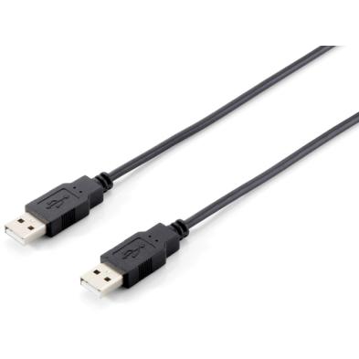 CABLE USB 2.0 | EQUIP | DISPOSITIVOS | USB A - USB A | NEGRO | 1.8M
