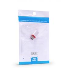 Adaptador Micro USB 3GO A201 Micro USB Hembra - USB Tipo-C Macho/ Blanco y Rojo