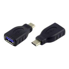 Adaptador USB 3.1 Tipo-C Aisens A108-0323/ USB Tipo-C Macho - USB Hembra