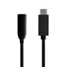 ADAPTADOR USB | AISENS | DISPOSITIVOS | USB C - JACK 3.5 | NEGRO