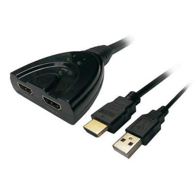Duplicador HDMI AISENS | HDMI Hembra | HDMI Macho | USB Macho | 50 CM