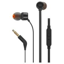 Auriculares Intrauditivos JBL T110/ con Micrófono/ Jack 3.5/ Negros