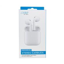 Auriculares Bluetooth Myway Wireless Touch MWHPH0030 con estuche de carga/ Autonomía 3h/ Blancos