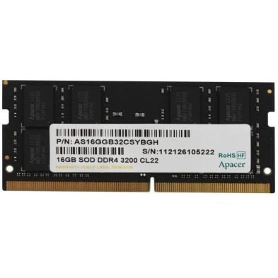 Memoria RAM Apacer ES.16G21.GSH | 16GB DDR4 | SODIMM | 3200MHZ