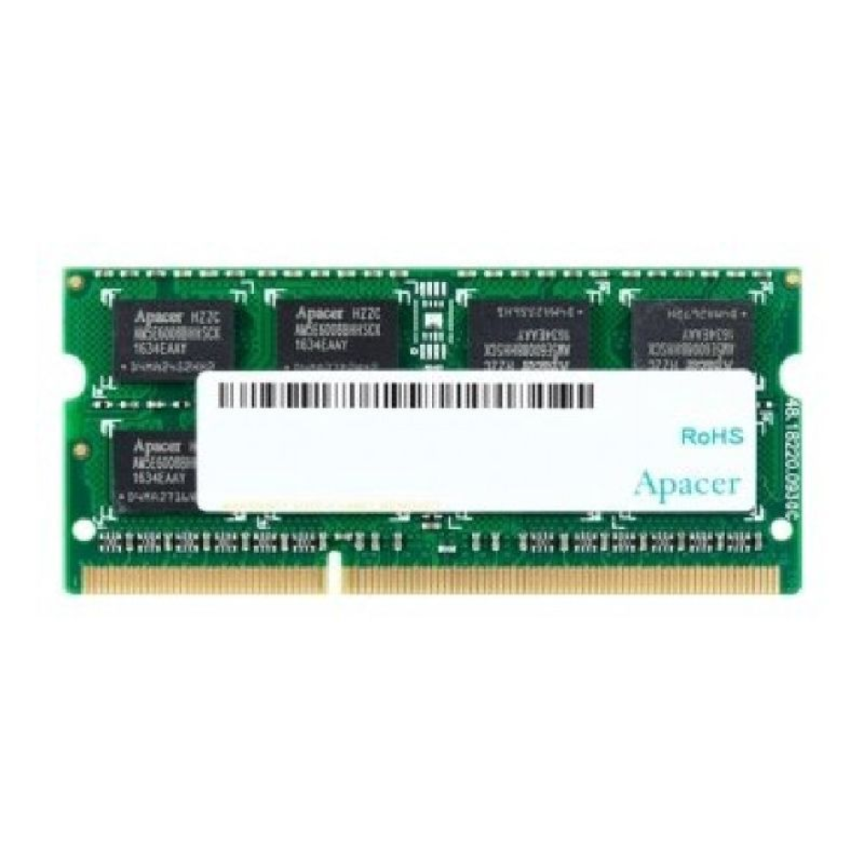 Ahorro soltar Peligro MEMORIA RAM APACER 4GB DDR3 1600 MHZ 1.5V CL11 SODIMM