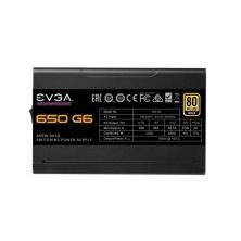 Fuente de Alimentación EVGA 650 G6 Supernova/ 650W/ Ventilador 13.5cm/ 80 Plus Gold