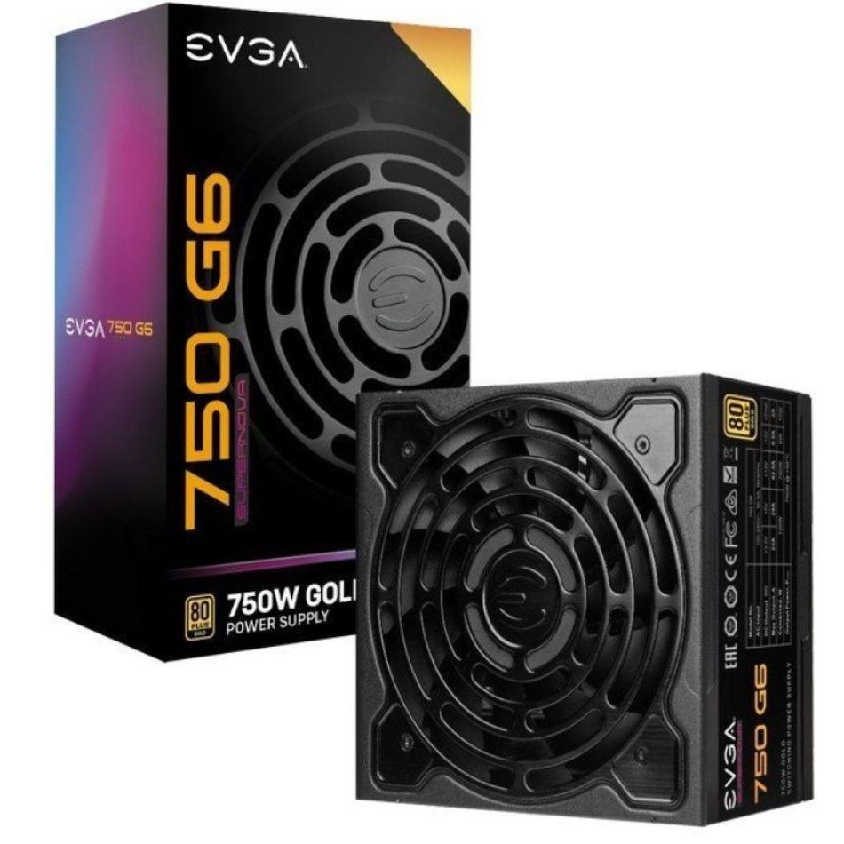 Fuente de Alimentación EVGA 750 G6 Supernova/ 750W/ Ventilador 13.5cm/ 80 Plus Gold