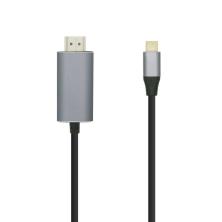 CABLE USB 3.1 | AISENS | DISPOSITIVOS | USB C - HDMI | NEGRO | 1.8M