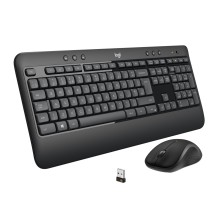 Logitech Advanced MK540 teclado Ratón incluido USB QWERTY Español Negro, Blanco