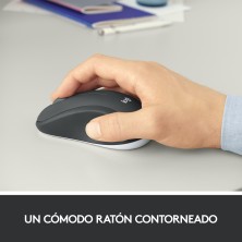 Logitech Advanced MK540 teclado Ratón incluido USB QWERTY Español Negro, Blanco