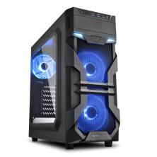 CAJA SHARKOON VG7-W ATX 2XUSB3.0 2XUSB2.0 SIN FUENTE AZUL