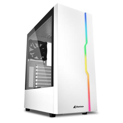 Caja PC Sharkoon Slider RGB | Midi Tower | ATX | USB 3.0 | Blanco