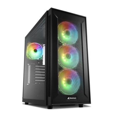 Caja PC Sharkoon TG6M RGB | Torre | USB 3.0 | ATX | Negro