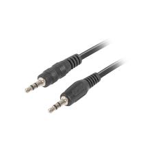 Cable estereo lanberg jack 3.5mm macho -  jack 3.5mm macho 2m negro