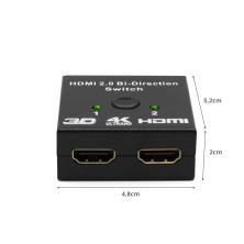 Adaptador monitor - tv phoenix splitter - switch bidireccional hdmi 4k - 2 x 1 - 1 x 2
