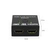 Adaptador Monitor TV Phoenix | Splitter HDMI 4k 2 x 1 - 1 x 2 | Negro