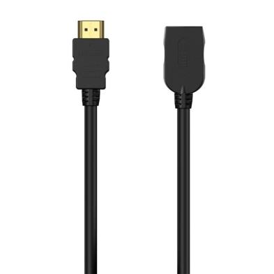 Cable Alargador HDMI AISENS | A120-0546 | HDMI Macho | HDMI Hembra | 3m | Negro