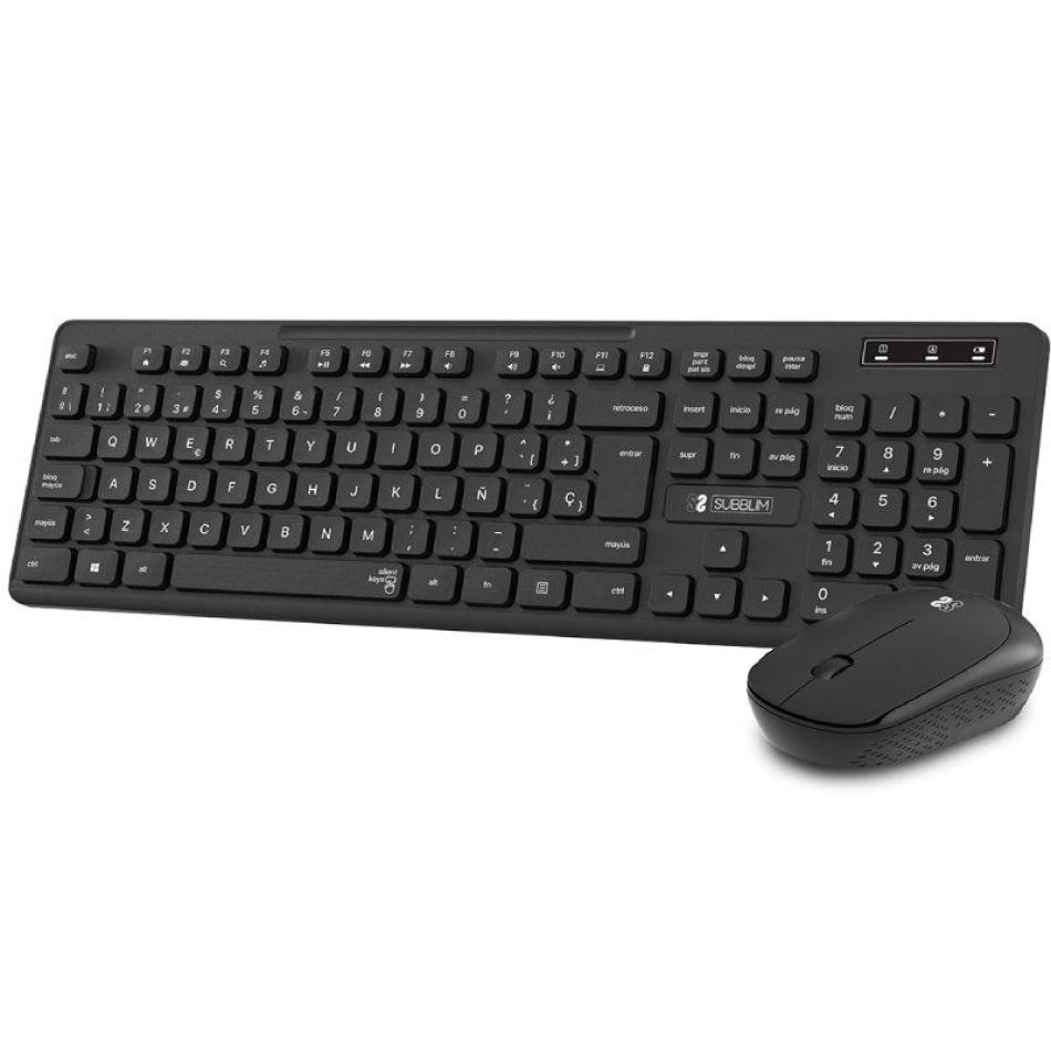 Combo Teclado y Ratón SUBBLIM Business Slim CSSW10