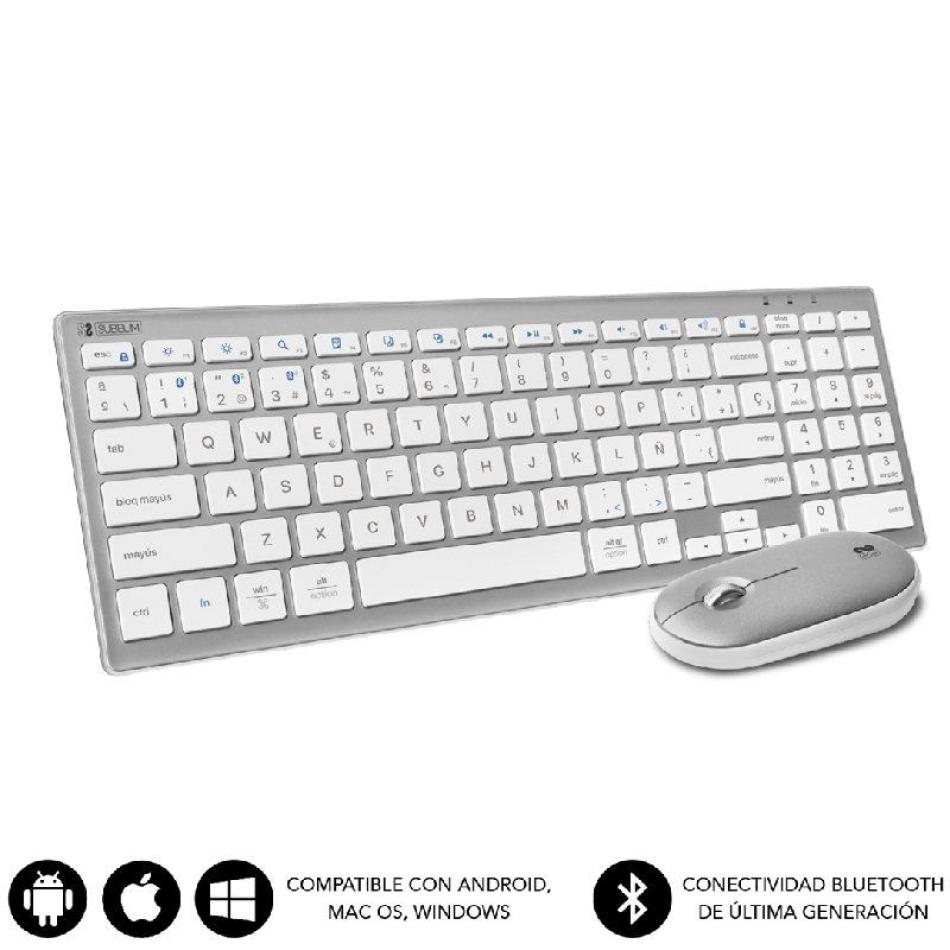 Teclado y Ratón Bluetooth Subblim Pure Combo Extended