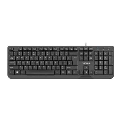 TECLADO USB | NATEC TROUT SLIM | MECÁNICO | CON CABLE | NEGRO